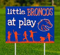 Boise State Broncos Little Fans at Play 2-Sided Yard Sign