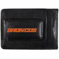 Boise State Broncos Logo Leather Cash and Cardholder