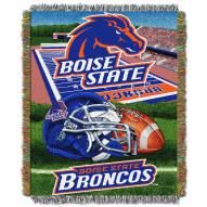 Boise State Broncos NCAA Woven Tapestry Throw Blanket