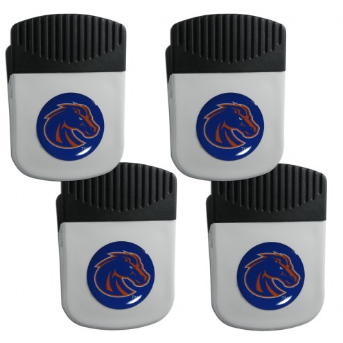 Boise State Broncos 4 Pack Chip Clip Magnet with Bottle Opener