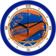 Boise State Broncos Slam Dunk Wall Clock
