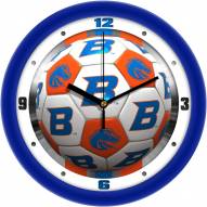 Boise State Broncos Soccer Wall Clock