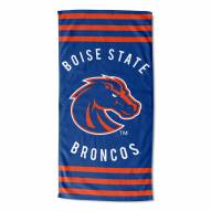 Boise State Broncos Stripes Beach Towel