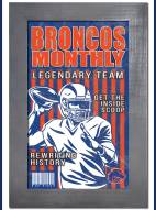 Boise State Broncos Team Monthly 11" x 19" Framed Sign