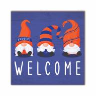 Boise State Broncos Welcome Gnomes 10" x 10" Sign