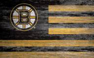 Boston Bruins 11" x 19" Distressed Flag Sign