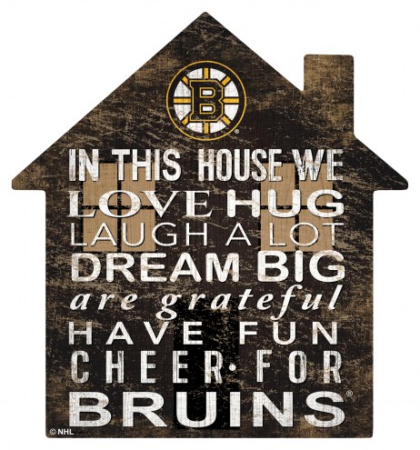 Boston Bruins 12&quot; House Sign