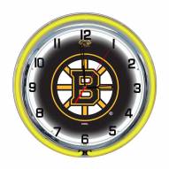 Boston Bruins 18" Neon Clock