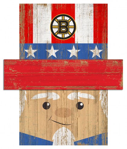 Boston Bruins 19&quot; x 16&quot; Patriotic Head