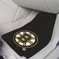 Boston Bruins 2-Piece Carpet Car Mats
