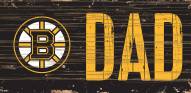 Boston Bruins 6" x 12" Dad Sign