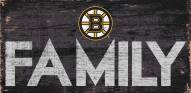 Boston Bruins 6" x 12" Family Sign