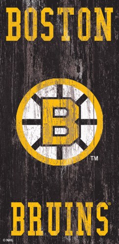 Boston Bruins 6&quot; x 12&quot; Heritage Logo Sign