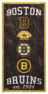 Boston Bruins  6" x 12" Heritage Sign
