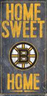 Boston Bruins 6" x 12" Home Sweet Home Sign