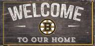 Boston Bruins 6" x 12" Welcome Sign