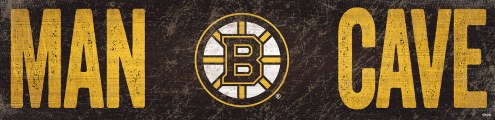 Boston Bruins 6&quot; x 24&quot; Man Cave Sign