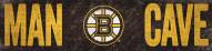 Boston Bruins 6" x 24" Man Cave Sign