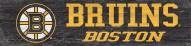 Boston Bruins 6" x 24" Team Name Sign