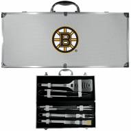 Boston Bruins 8 Piece Stainless Steel BBQ Set w/Metal Case