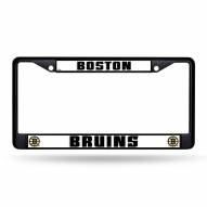 Boston Bruins Black Metal License Plate Frame