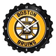 Boston Bruins Bottle Cap Wall Clock