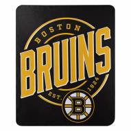 Boston Bruins Campaign Fleece Throw Blanket