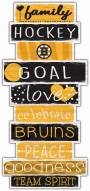 Boston Bruins Celebrations Stack Sign