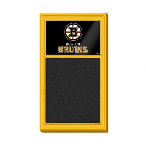 Boston Bruins Chalk Note Board