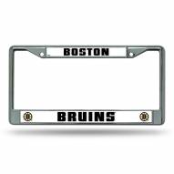 Boston Bruins Chrome License Plate Frame