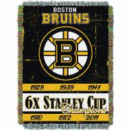Boston Bruins Commemorative Champs Throw Blanket