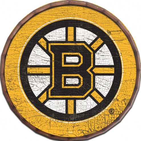 Boston Bruins Cracked Color 16&quot; Barrel Top