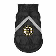 Boston Bruins Dog Puffer Vest