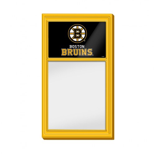 Boston Bruins Dry Erase Note Board