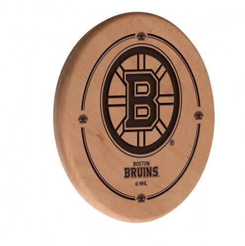 Boston Bruins Laser Engraved Wood Sign