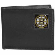 Boston Bruins Leather Bi-fold Wallet in Gift Box