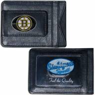Boston Bruins Leather Cash & Cardholder