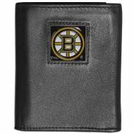 Boston Bruins Leather Tri-fold Wallet