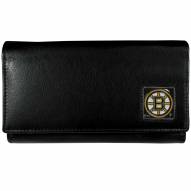 Boston Bruins Leather Women's Wallet