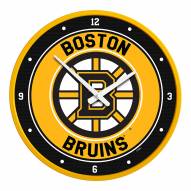 Boston Bruins Modern Disc Wall Clock