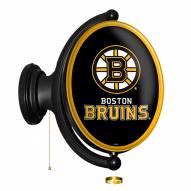 Boston Bruins Oval Rotating Lighted Wall Sign