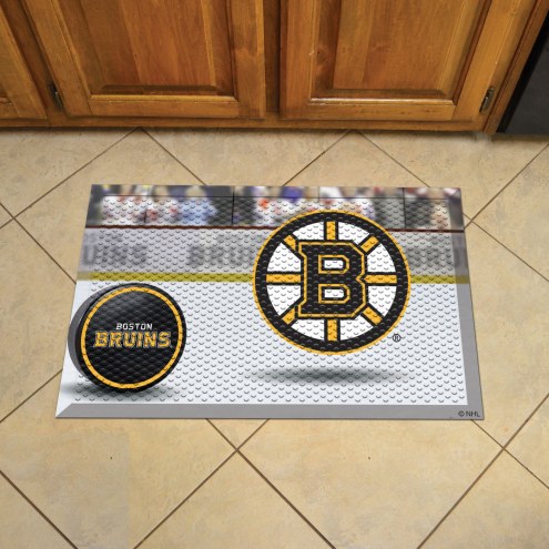 Boston Bruins Scraper Door Mat