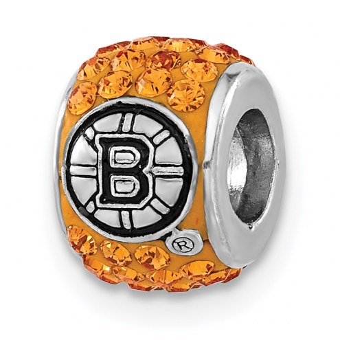 Boston Bruins Sterling Silver Charm Bead