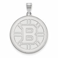 Boston Bruins Sterling Silver Extra Large Pendant
