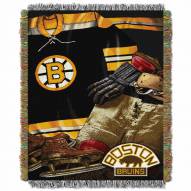 Boston Bruins Vintage Throw Blanket