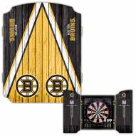 Boston Bruins Dartboard Cabinet