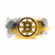 Boston Bruins Glass Wall Art Watercolor