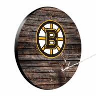 Boston Bruins Weathered Design Hook & Ring Game