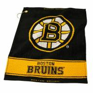 Boston Bruins Woven Golf Towel