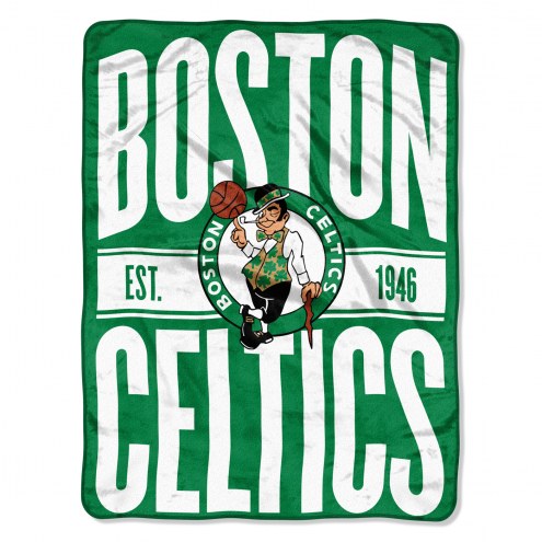 Boston Celtics Clear Out Throw Blanket